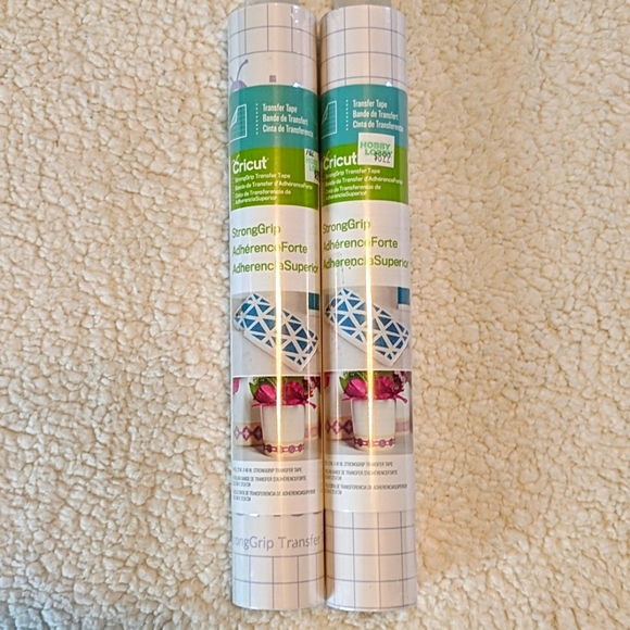 Cricut StrongGrip Transfer Tape 2 Rolls NIP